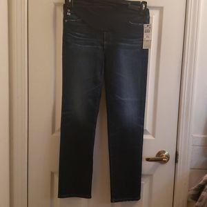 AG Jeans Maternity Blue Jean Capris NWT Size 25